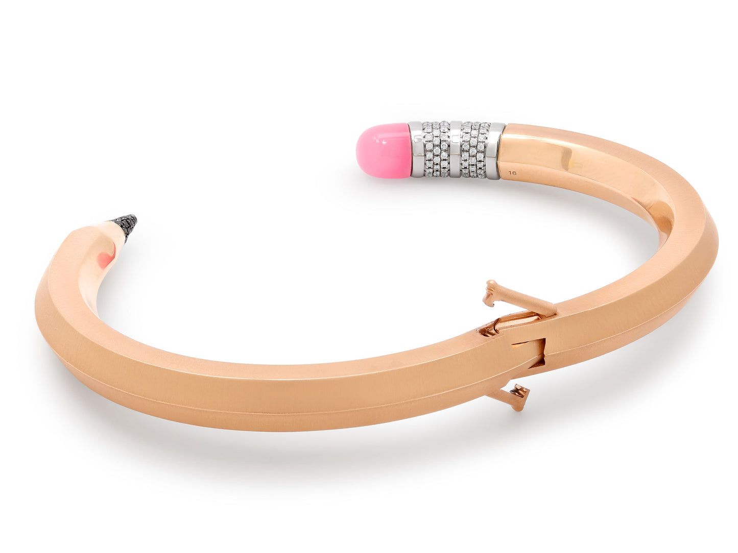 Nadine Ghosn 'Pencil' Bracelet in 18K Rose Gold