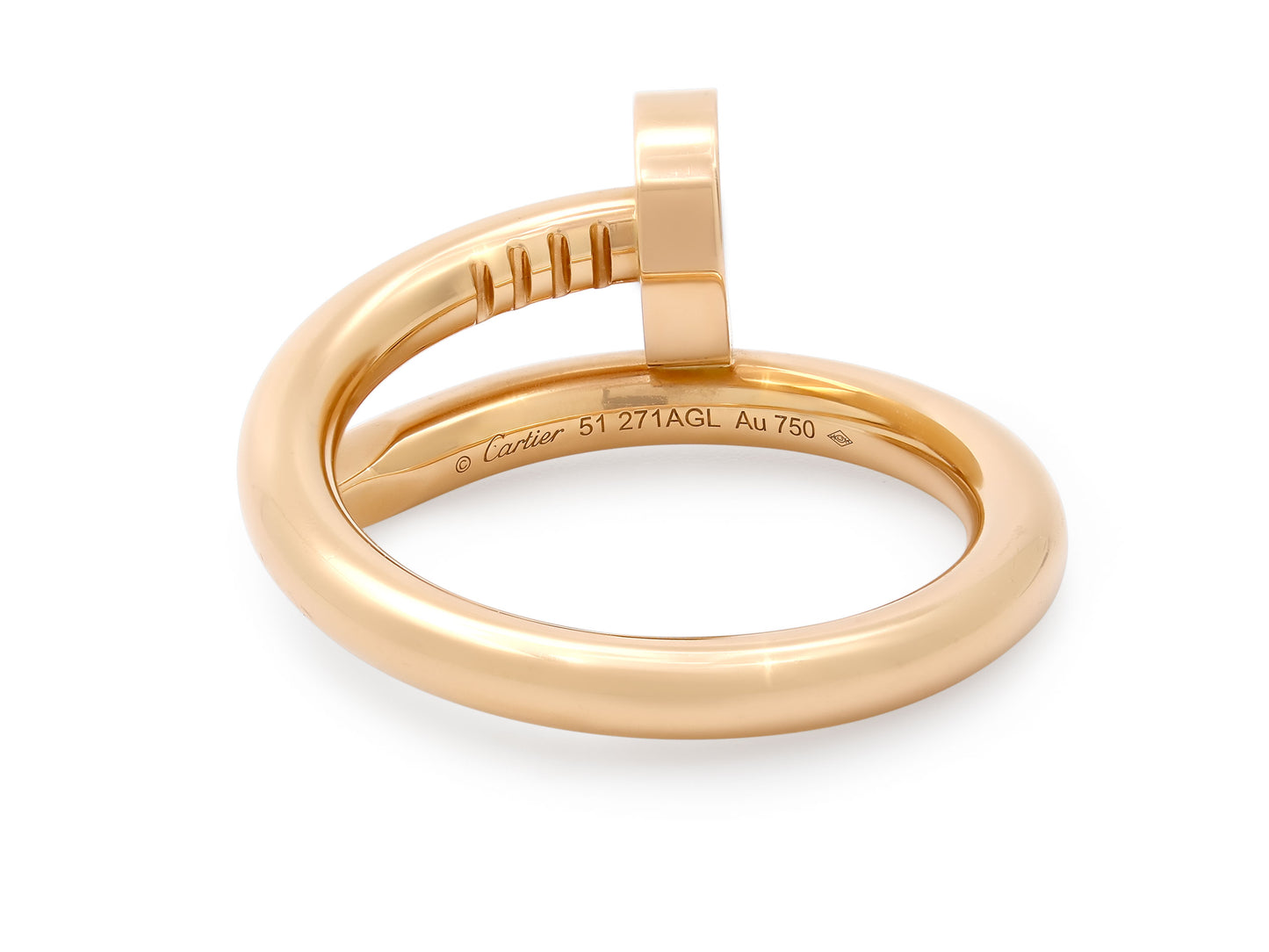 Cartier 'Juste un Clou' Ring in 18K Rose Gold, Classic Model