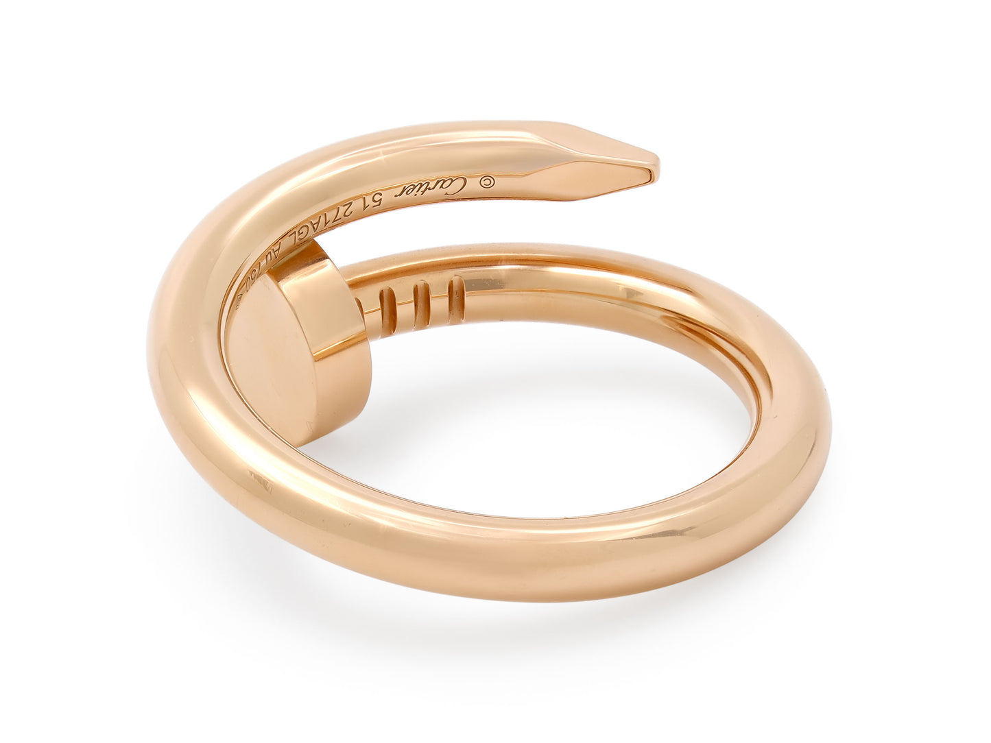 Cartier 'Juste un Clou' Ring in 18K Rose Gold, Classic Model