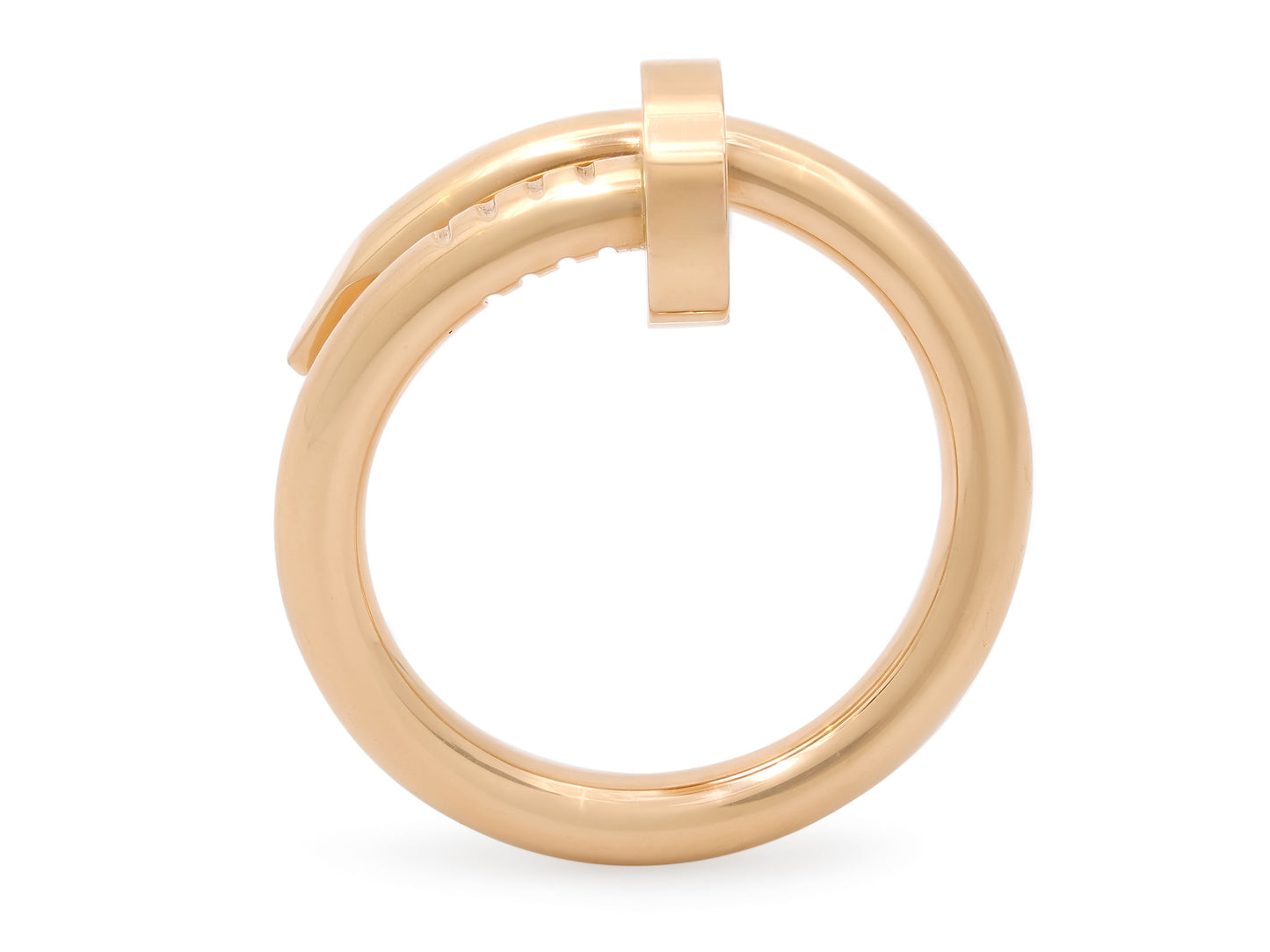 Cartier 'Juste un Clou' Ring in 18K Rose Gold, Classic Model