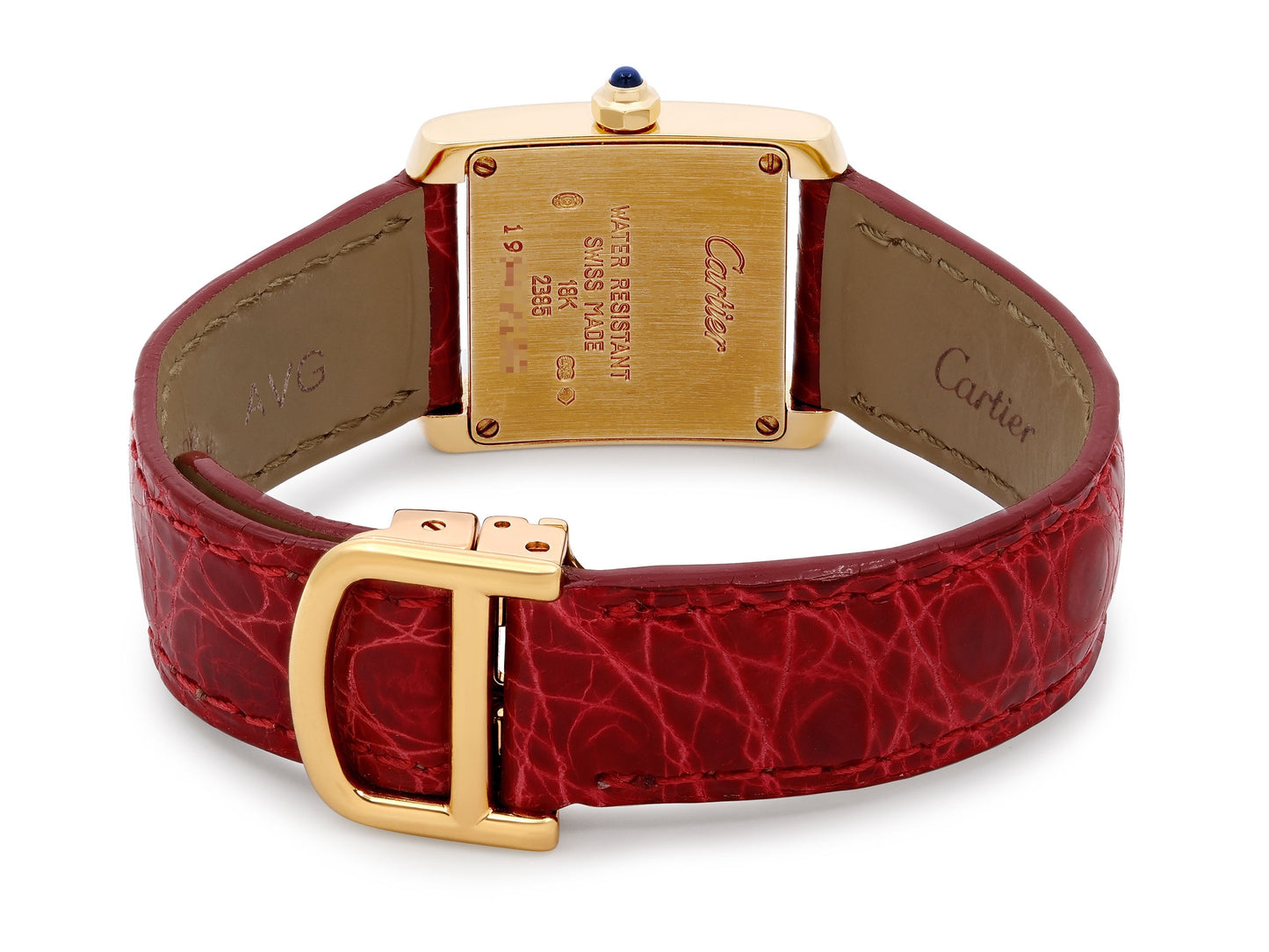 Cartier 'Tank Française' Watch in 18K Gold, 20 mm