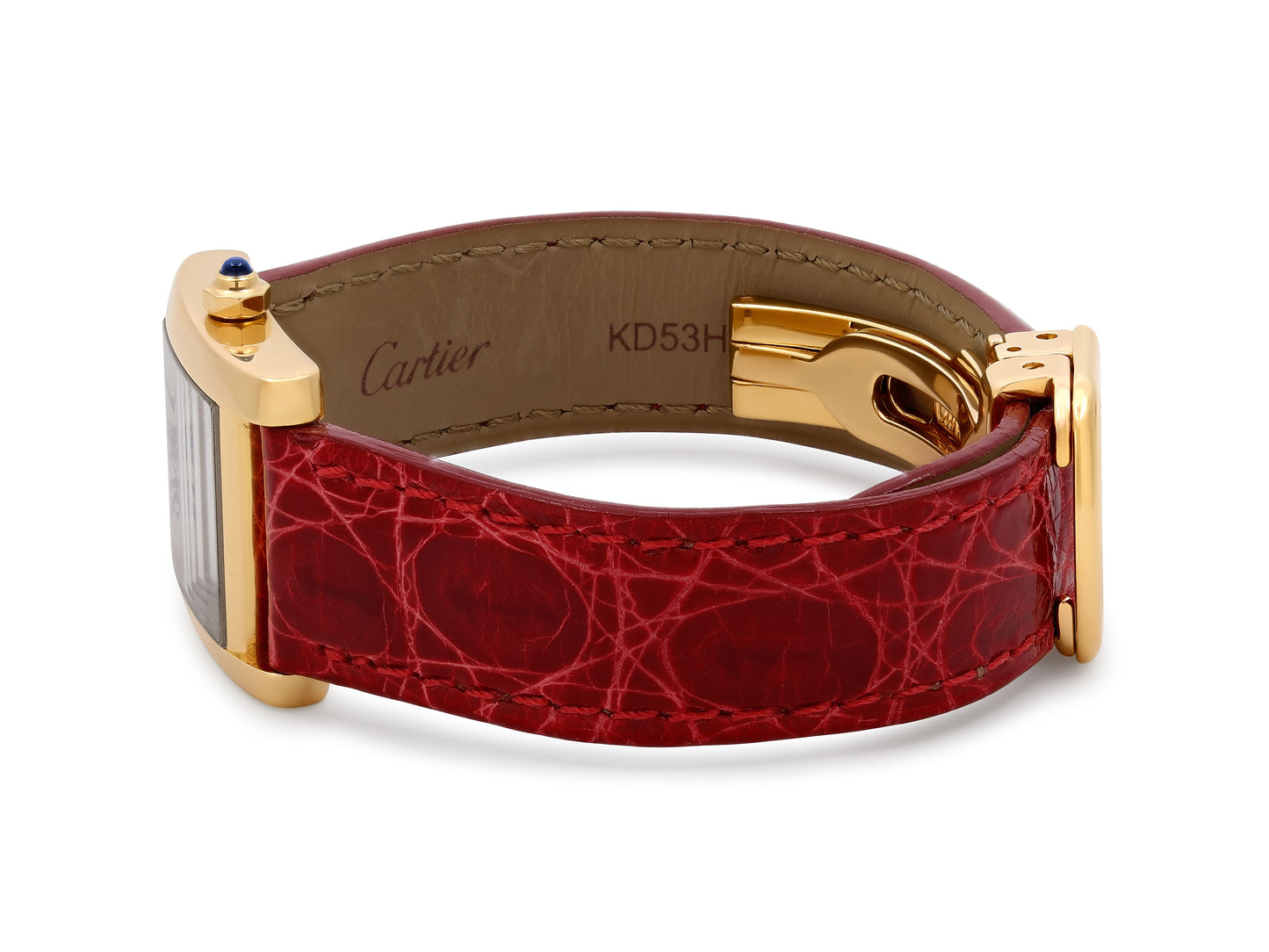 Cartier 'Tank Française' Watch in 18K Gold, 20 mm