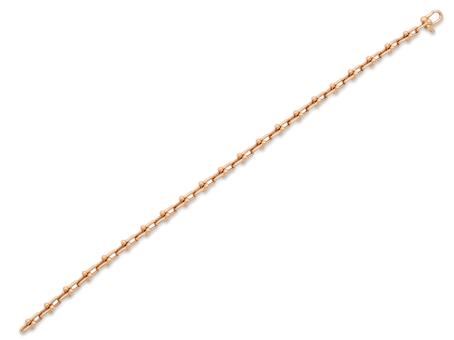 Tiffany & Co. 'HardWear' Micro Link Bracelet in 18K Rose Gold