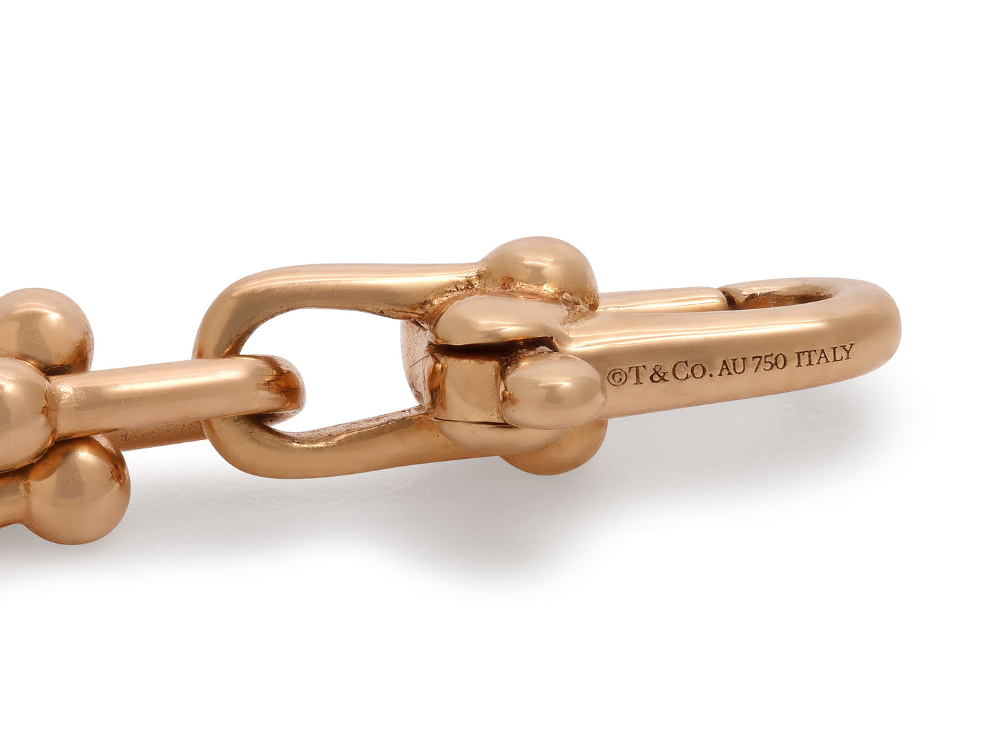 Tiffany & Co. 'HardWear' Micro Link Bracelet in 18K Rose Gold