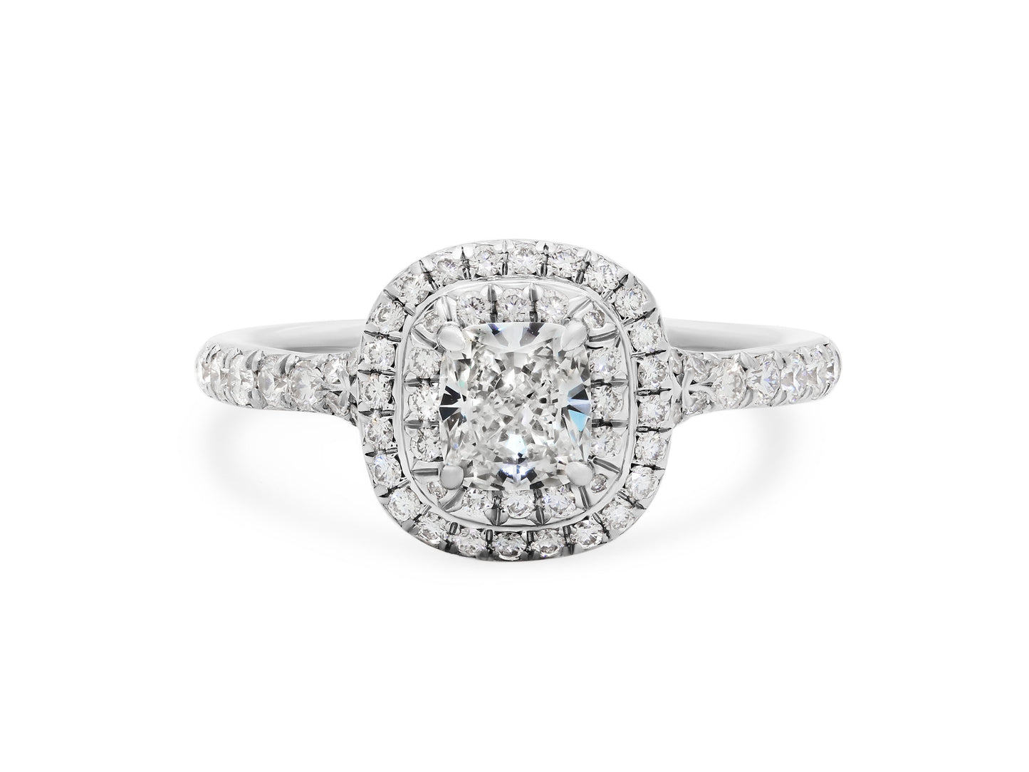 Tiffany & Co. 'Soleste' Diamond Ring in Platinum
