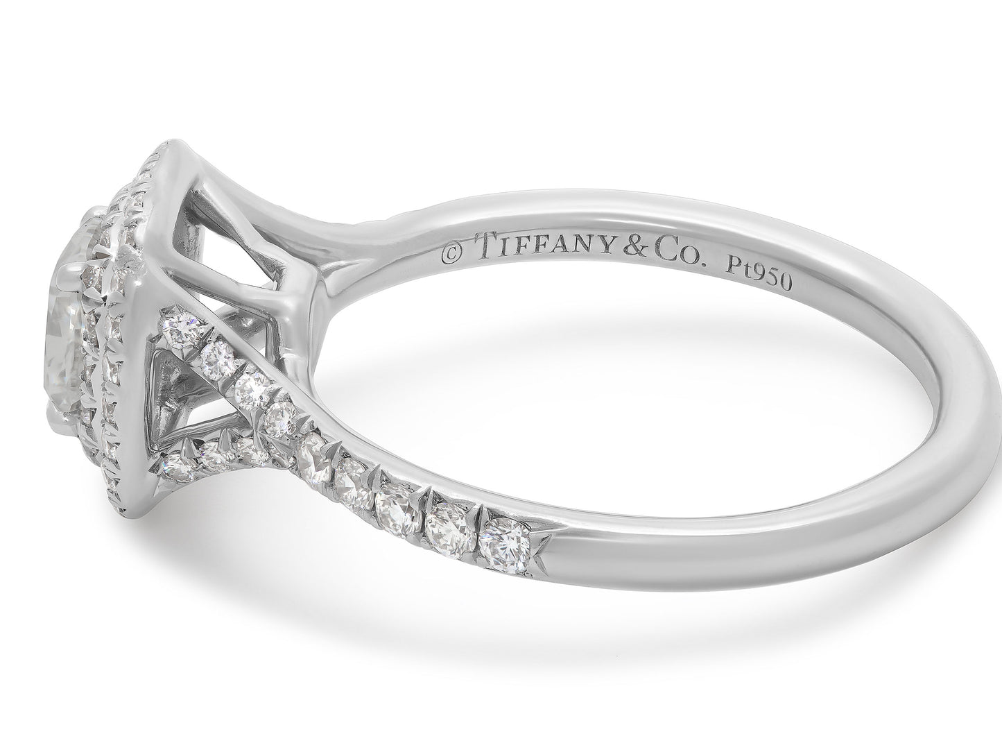 Tiffany & Co. 'Soleste' Diamond Ring in Platinum