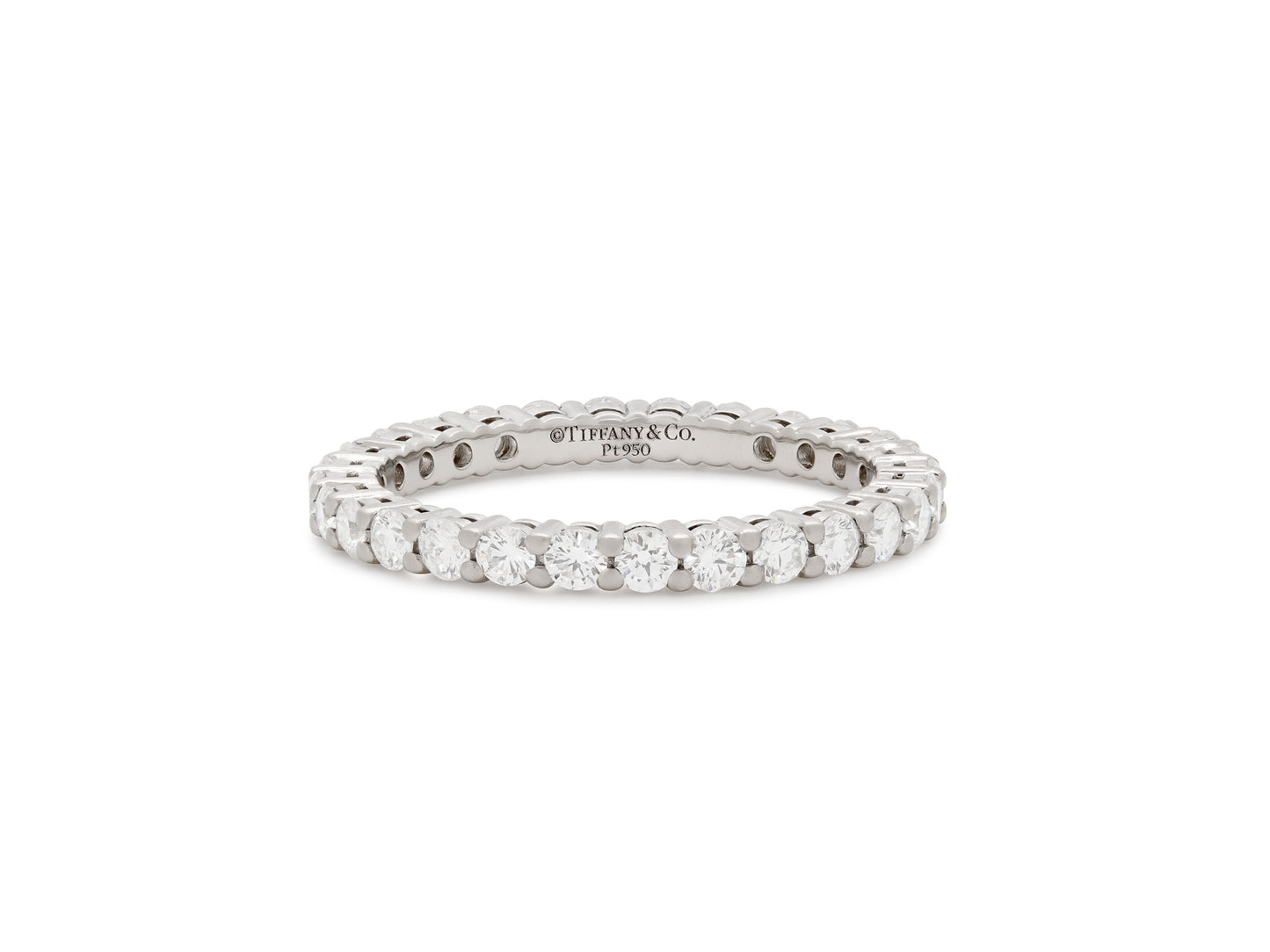 Tiffany & Co. 'Forever' Diamond Band in Platinum