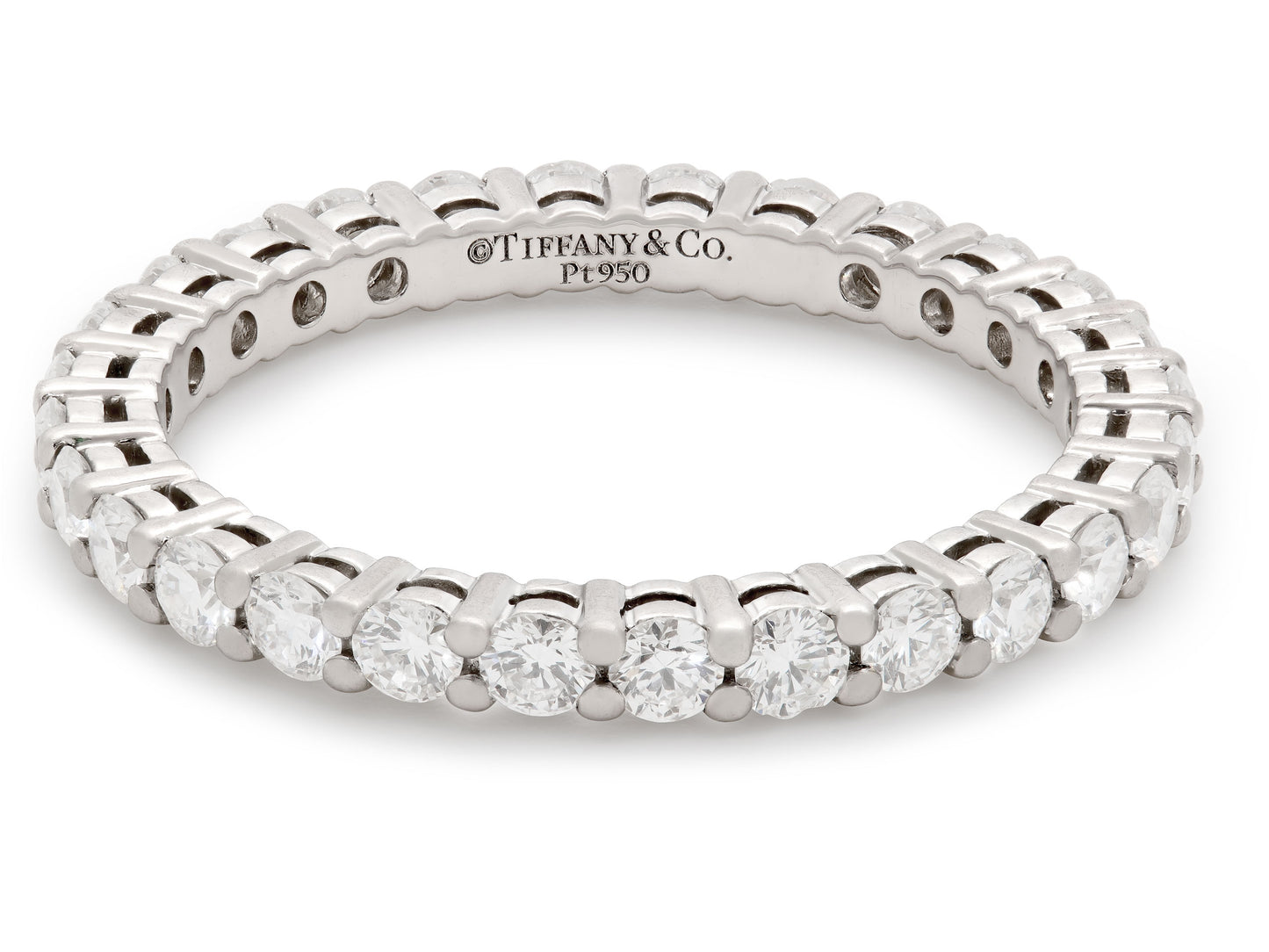 Tiffany & Co. 'Forever' Diamond Band in Platinum