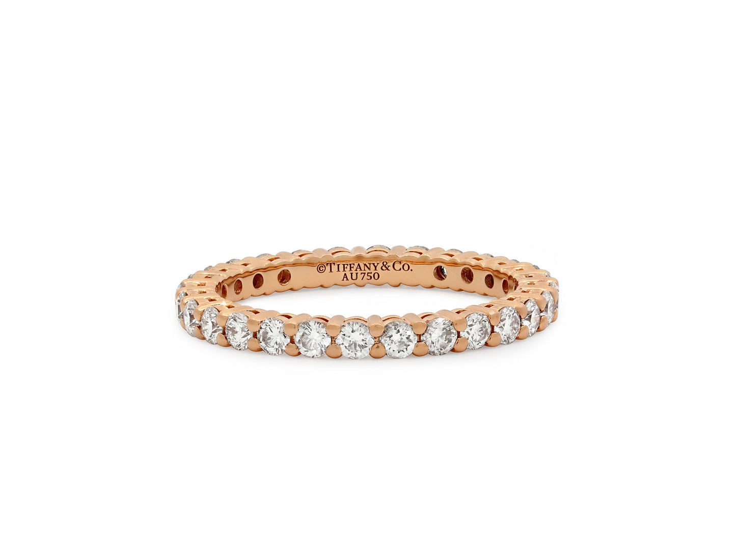 Tiffany & Co. 'Forever' Diamond Eternity Band in 18K Rose Gold