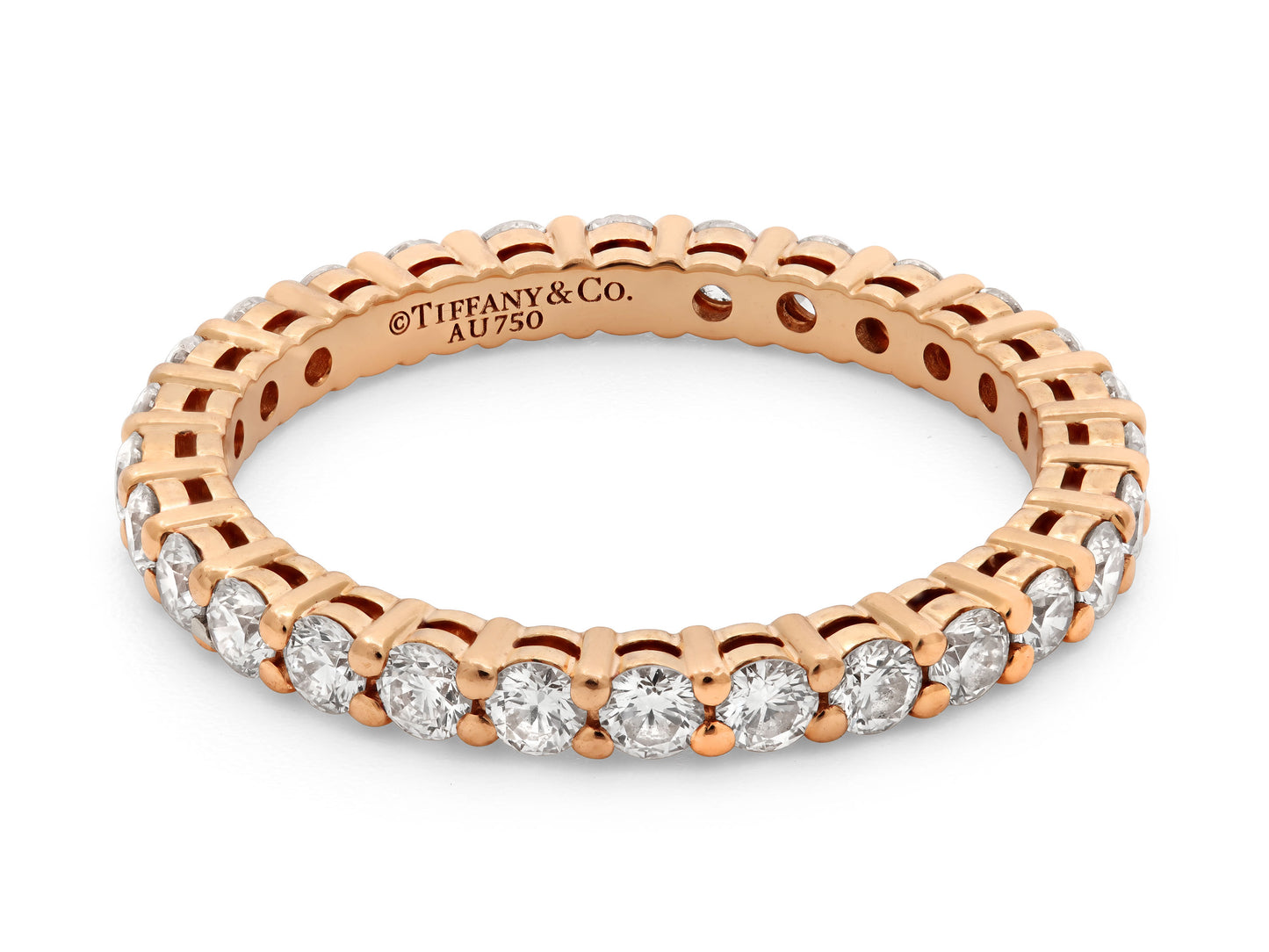 Tiffany & Co. 'Forever' Diamond Eternity Band in 18K Rose Gold