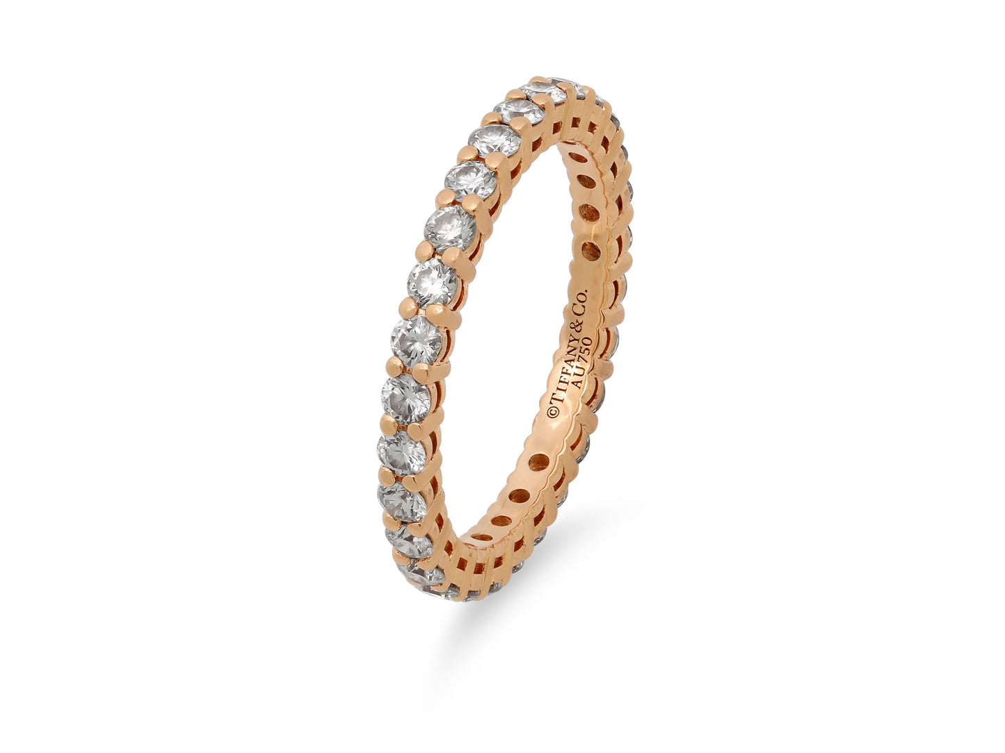 Tiffany & Co. 'Forever' Diamond Eternity Band in 18K Rose Gold