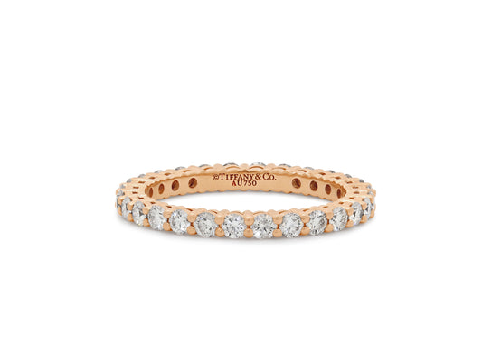 Tiffany & Co. 'Forever' Diamond Eternity Band in 18K Rose Gold