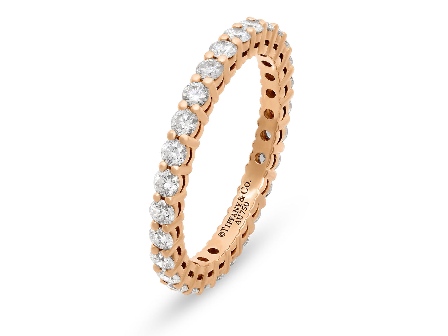 Tiffany & Co. 'Forever' Diamond Eternity Band in 18K Rose Gold