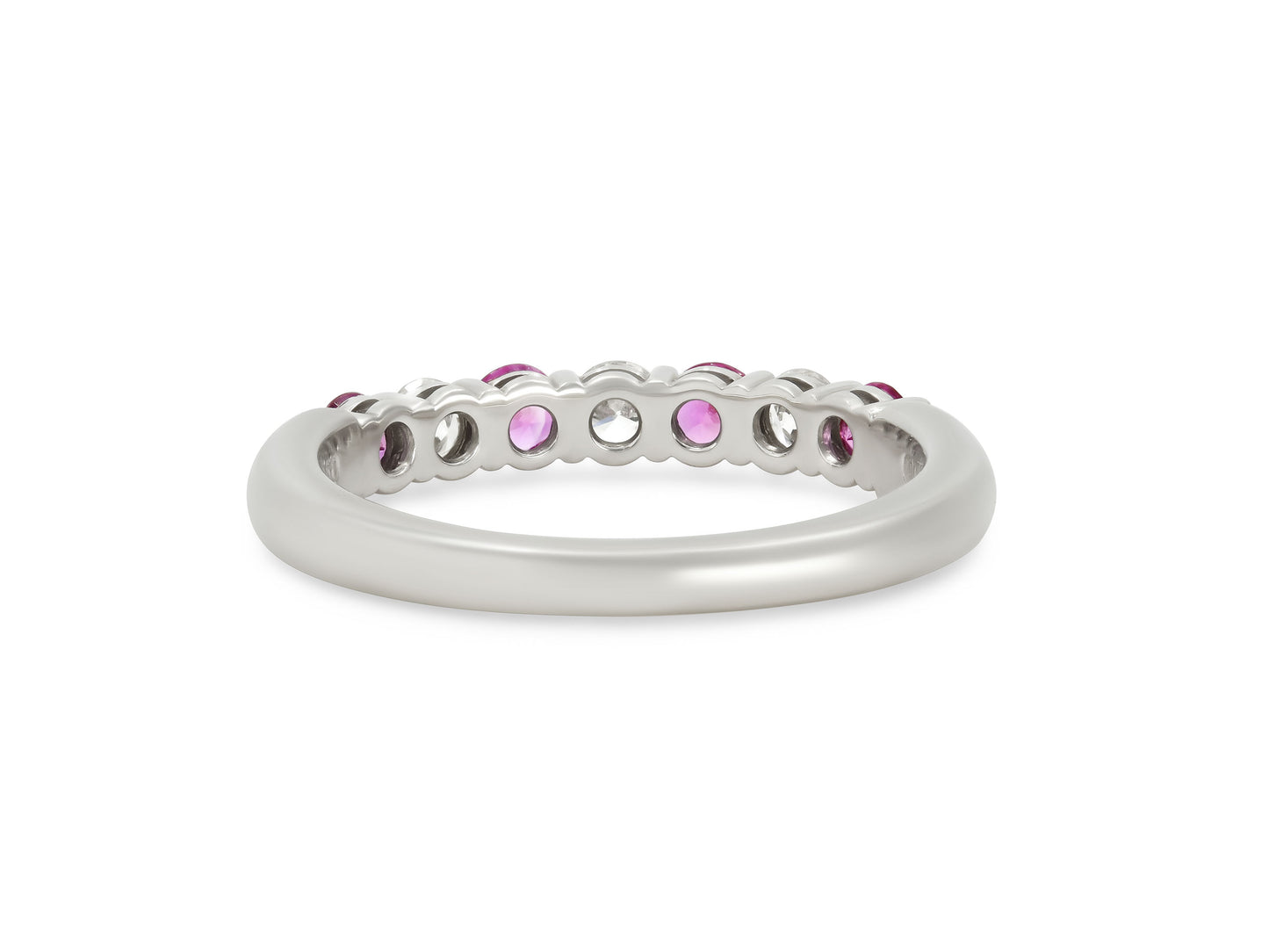 Tiffany & Co. 'Embrace' Pink Sapphire and Diamond Ring in Platinum