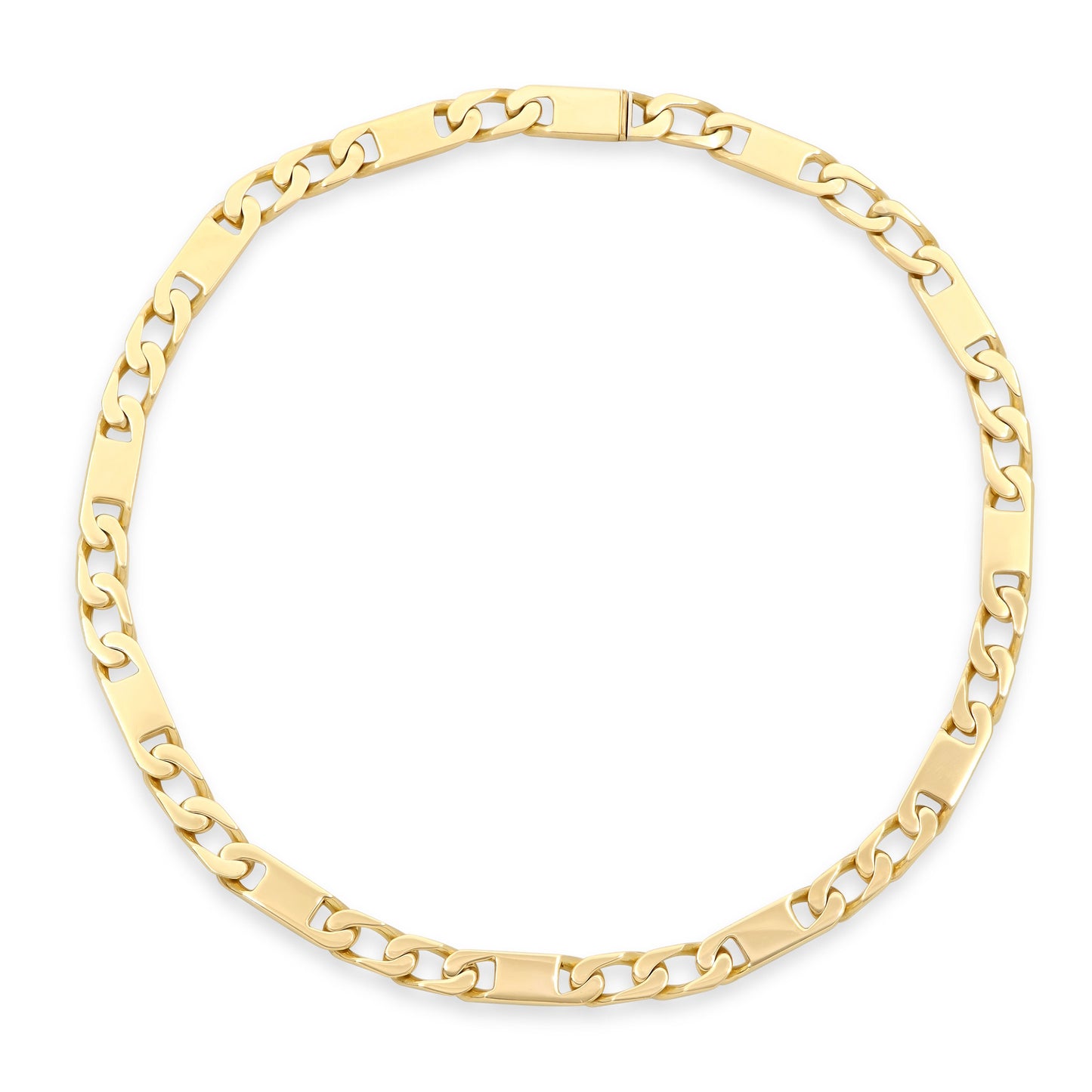 Cuban Link Necklace in 18K Gold