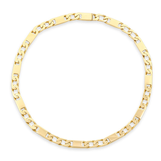 Cuban Link Necklace in 18K Gold