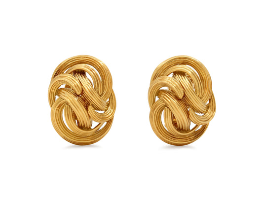 Tiffany & Co. Woven Earrings in 18K Gold