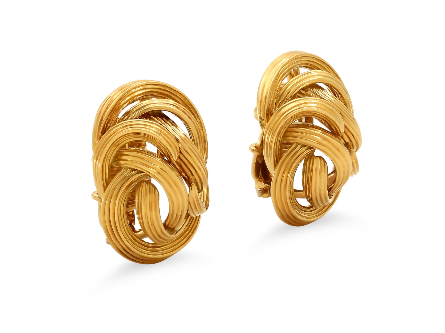Tiffany & Co. Woven Earrings in 18K Gold