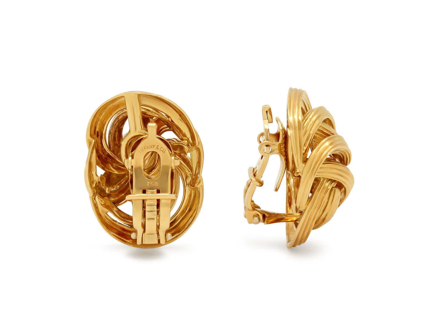 Tiffany & Co. Woven Earrings in 18K Gold