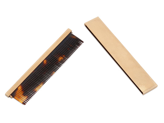 Mid-Century Comb Case in 14K Gold