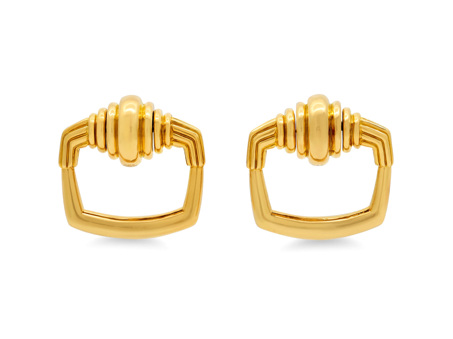 Cartier Aldo Cipullo Door Knocker Earrings in 18K Gold