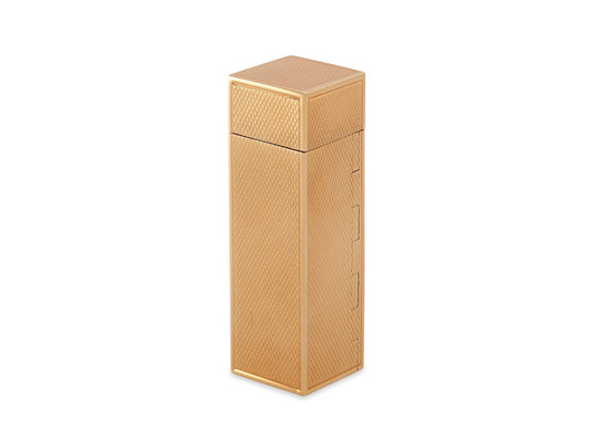 Mid-Century Lipstick Case with Mirror in 14K Gold