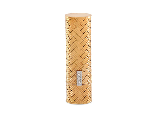 Lipstick Case with Diamonds in 18K Gold