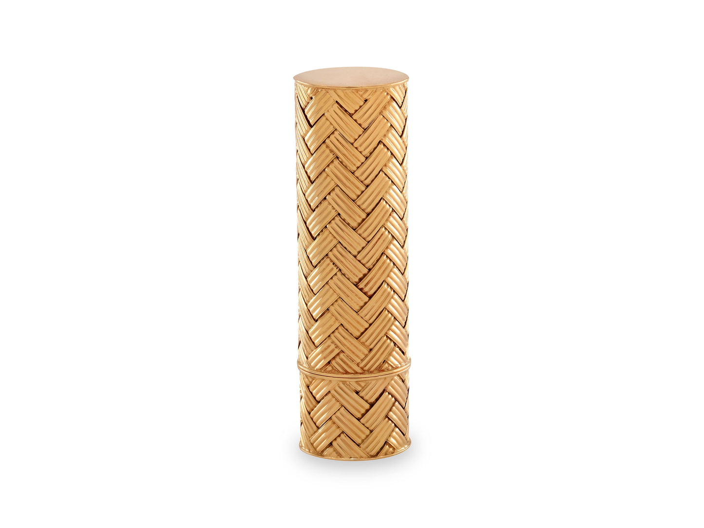 Lipstick Case with Diamonds in 18K Gold