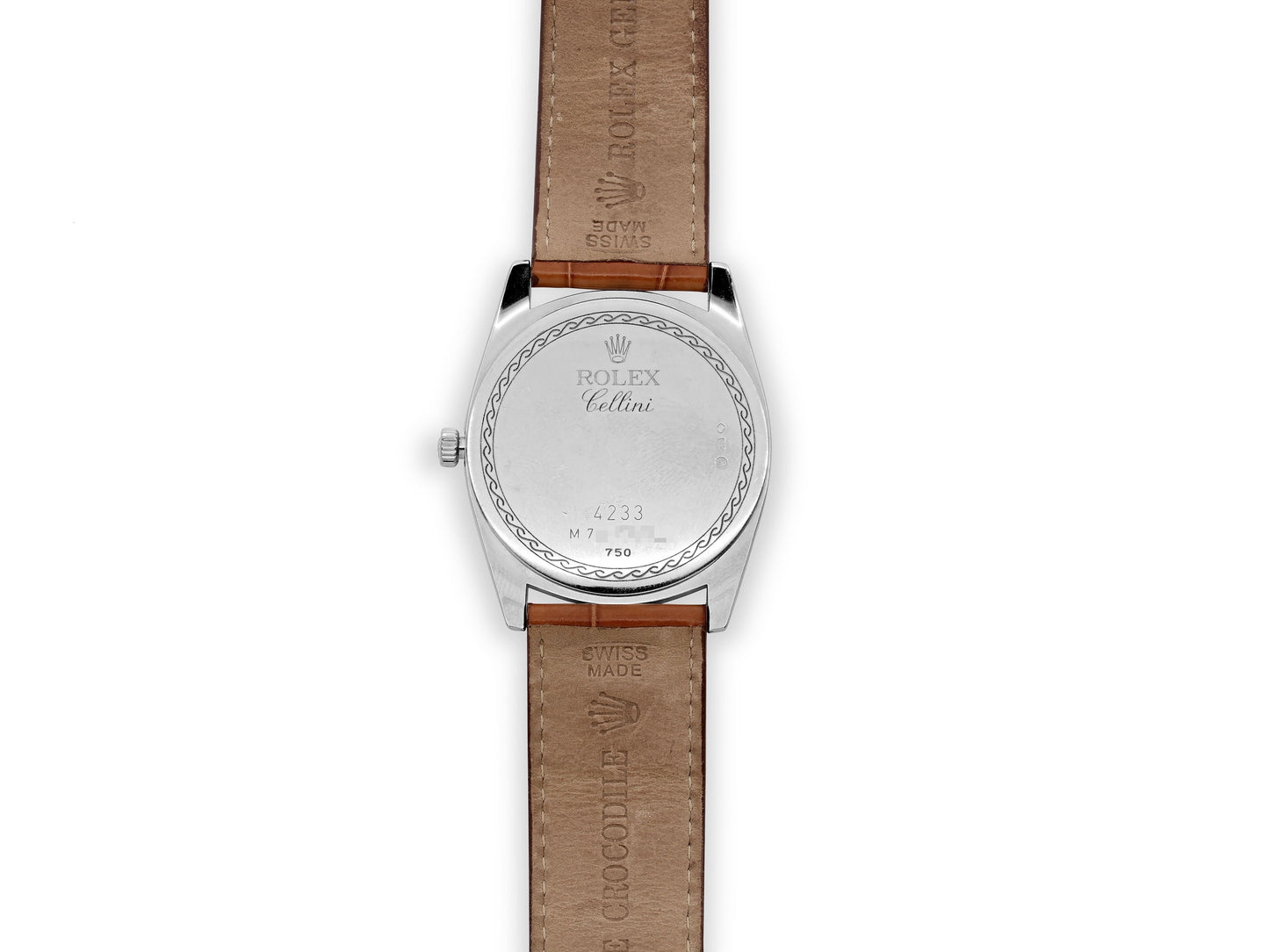 Rolex 'Cellini' Watch in 18K White and Rose Gold