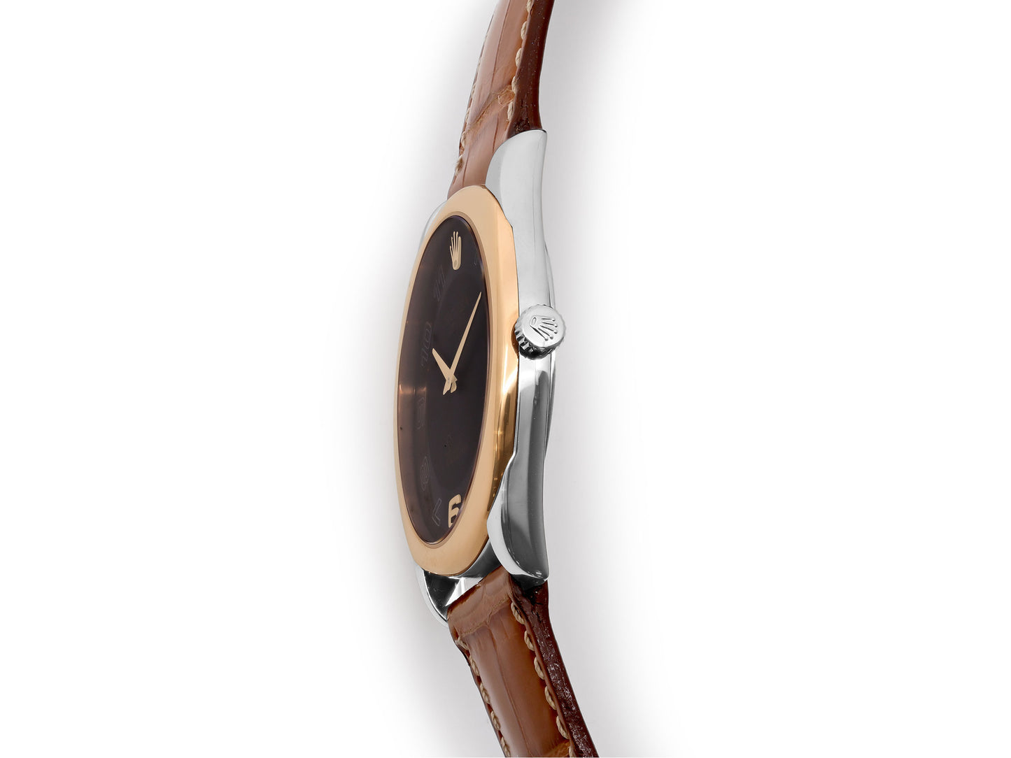 Rolex 'Cellini' Watch in 18K White and Rose Gold