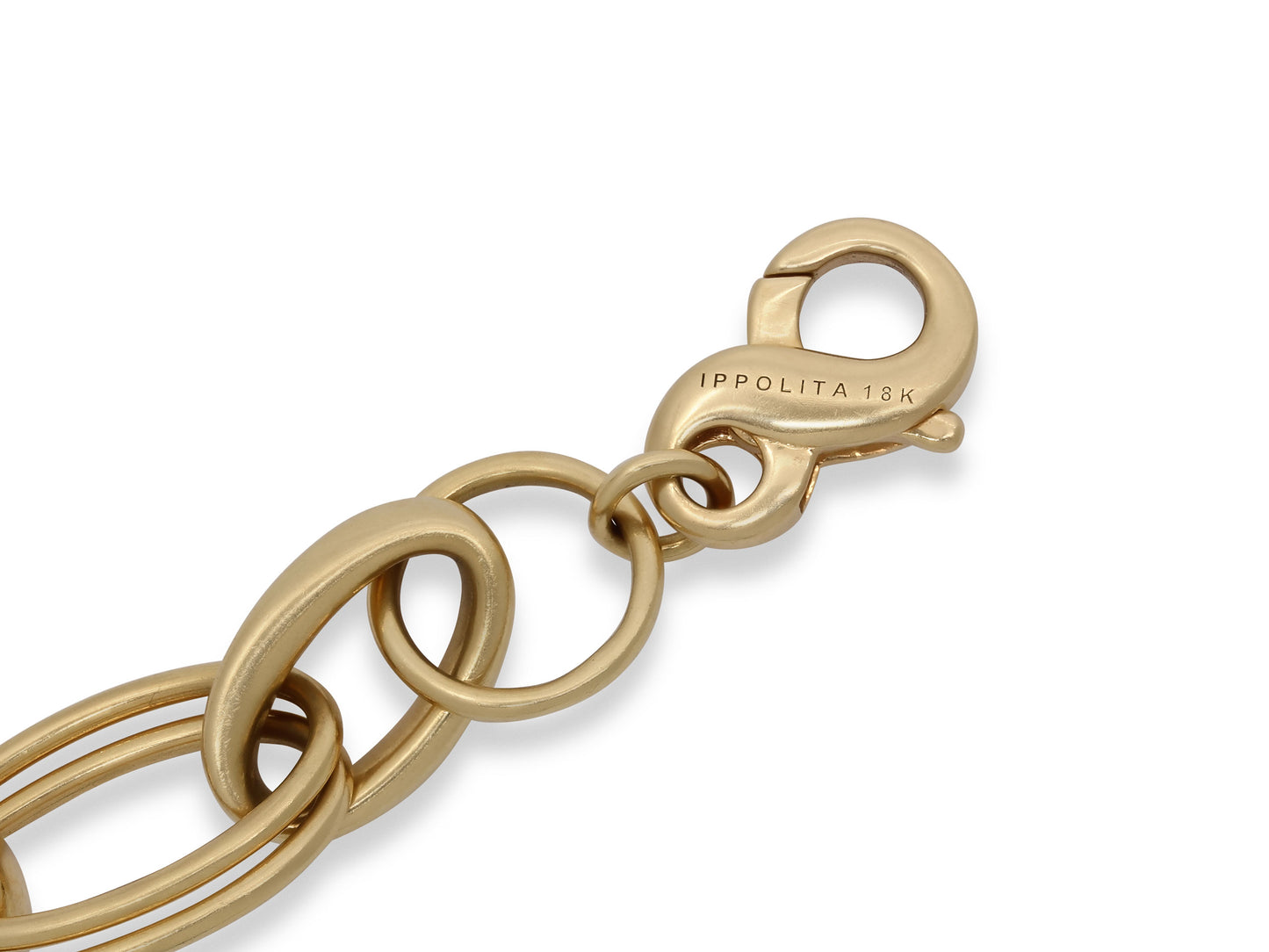 Ippolita Diamond Link Bracelet in 18K Yellow Gold