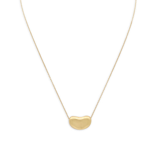 Tiffany & Co. Elsa Peretti 'Bean' Pendant Necklace in 18K Gold