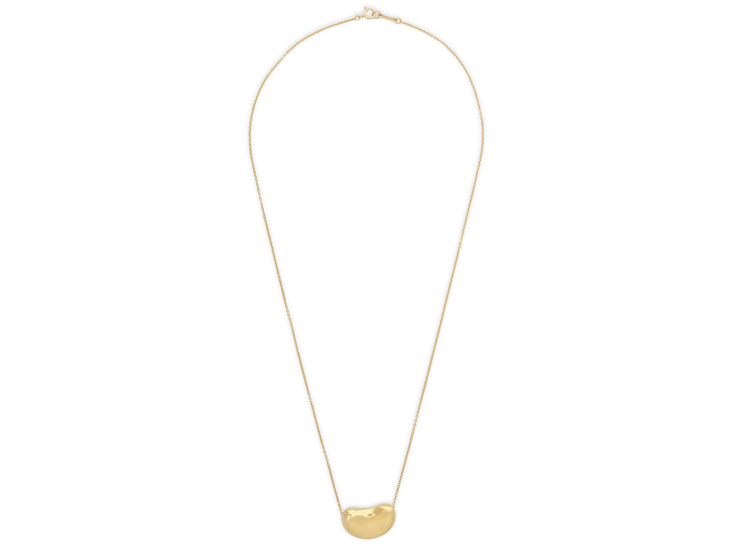 Tiffany & Co. Elsa Peretti 'Bean' Pendant Necklace in 18K Gold