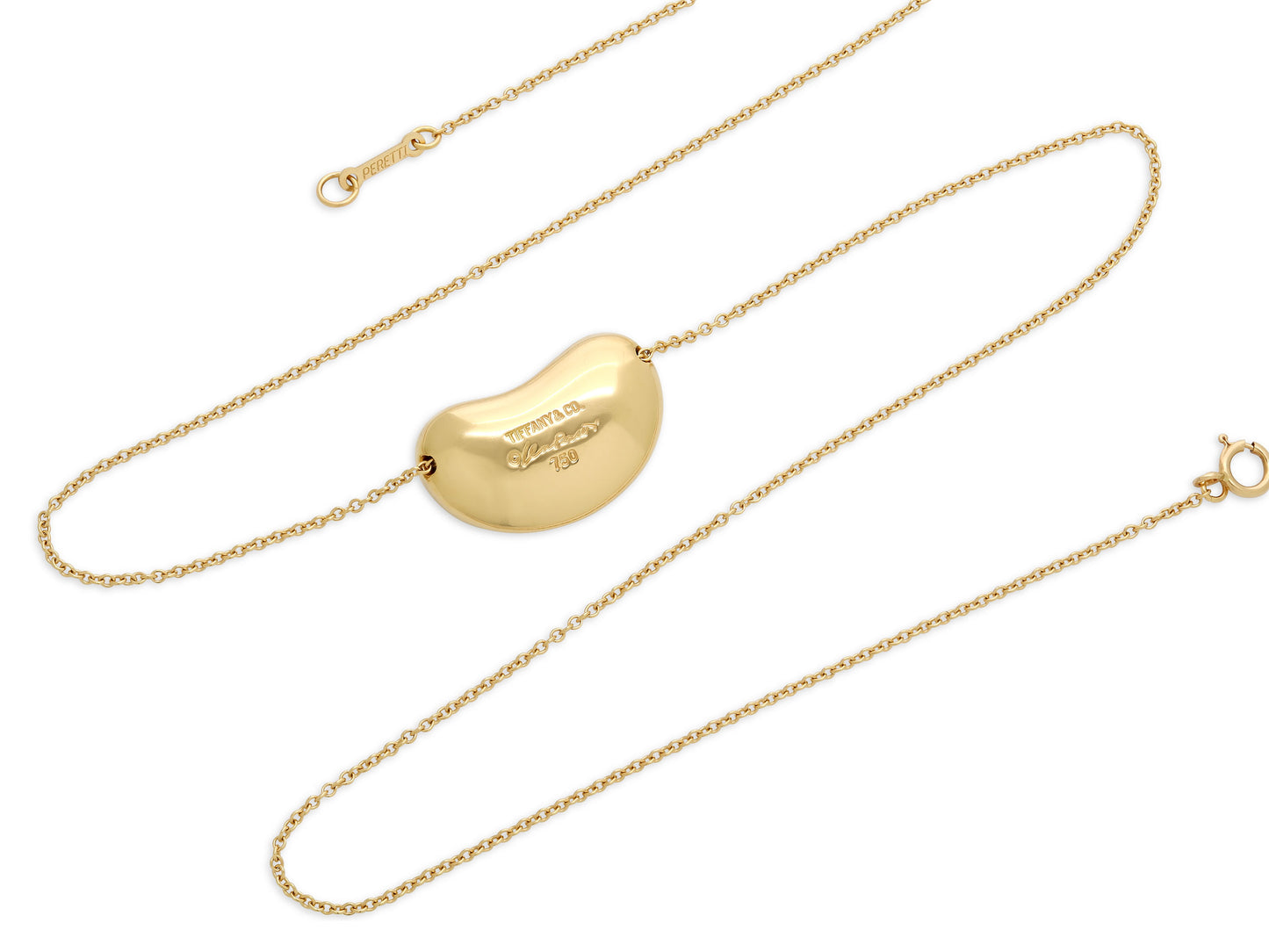 Tiffany & Co. Elsa Peretti 'Bean' Pendant Necklace in 18K Gold
