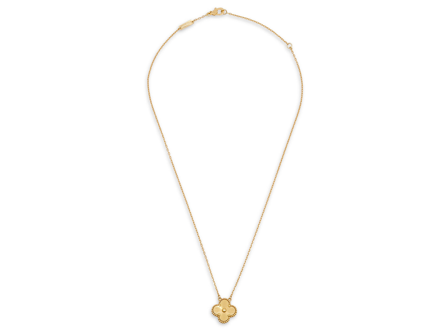 Van Cleef & Arpels 'Vintage Alhambra' Necklace in 18K Gold