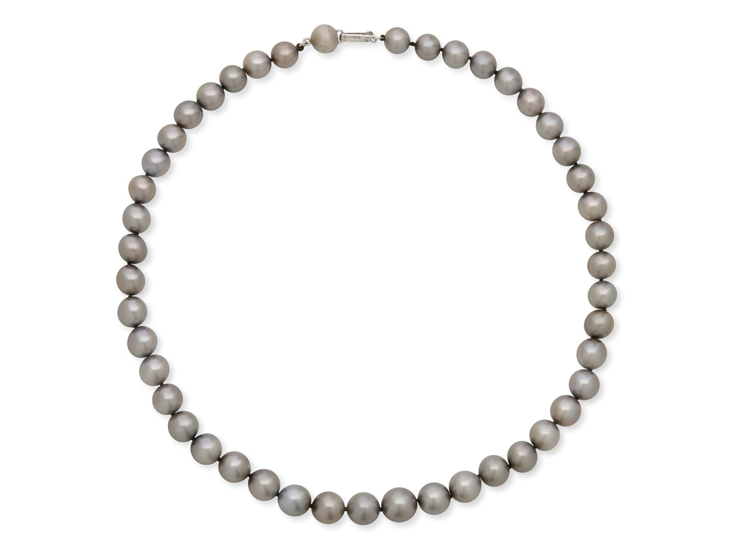 Tahitian Pearl Necklace with 18K White Gold Clasp