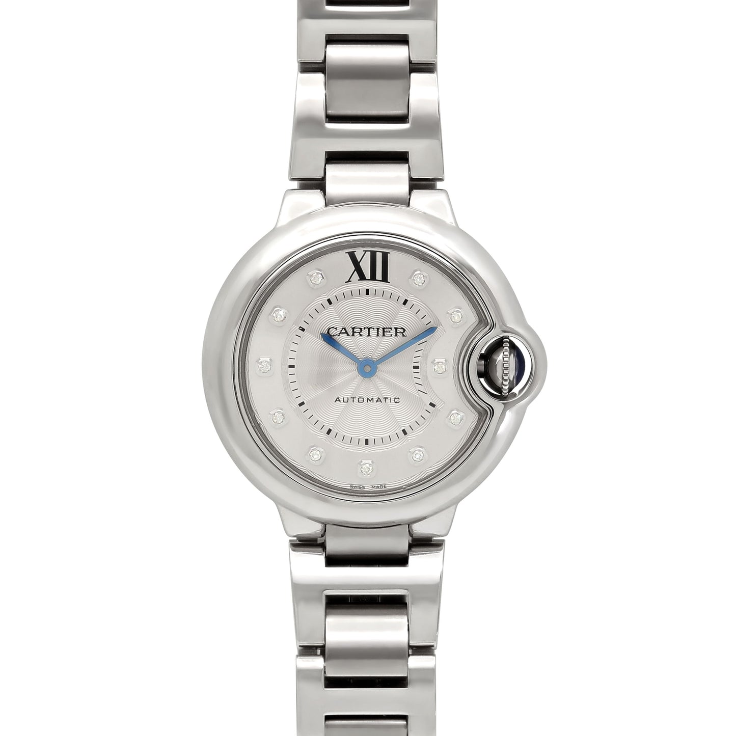 Cartier 'Ballon Bleu' Watch in Stainless Steel, 33 mm