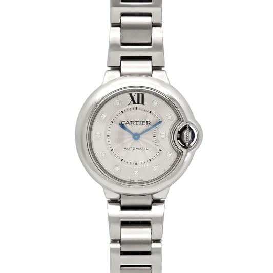 Cartier 'Ballon Bleu' Watch in Stainless Steel, 33 mm