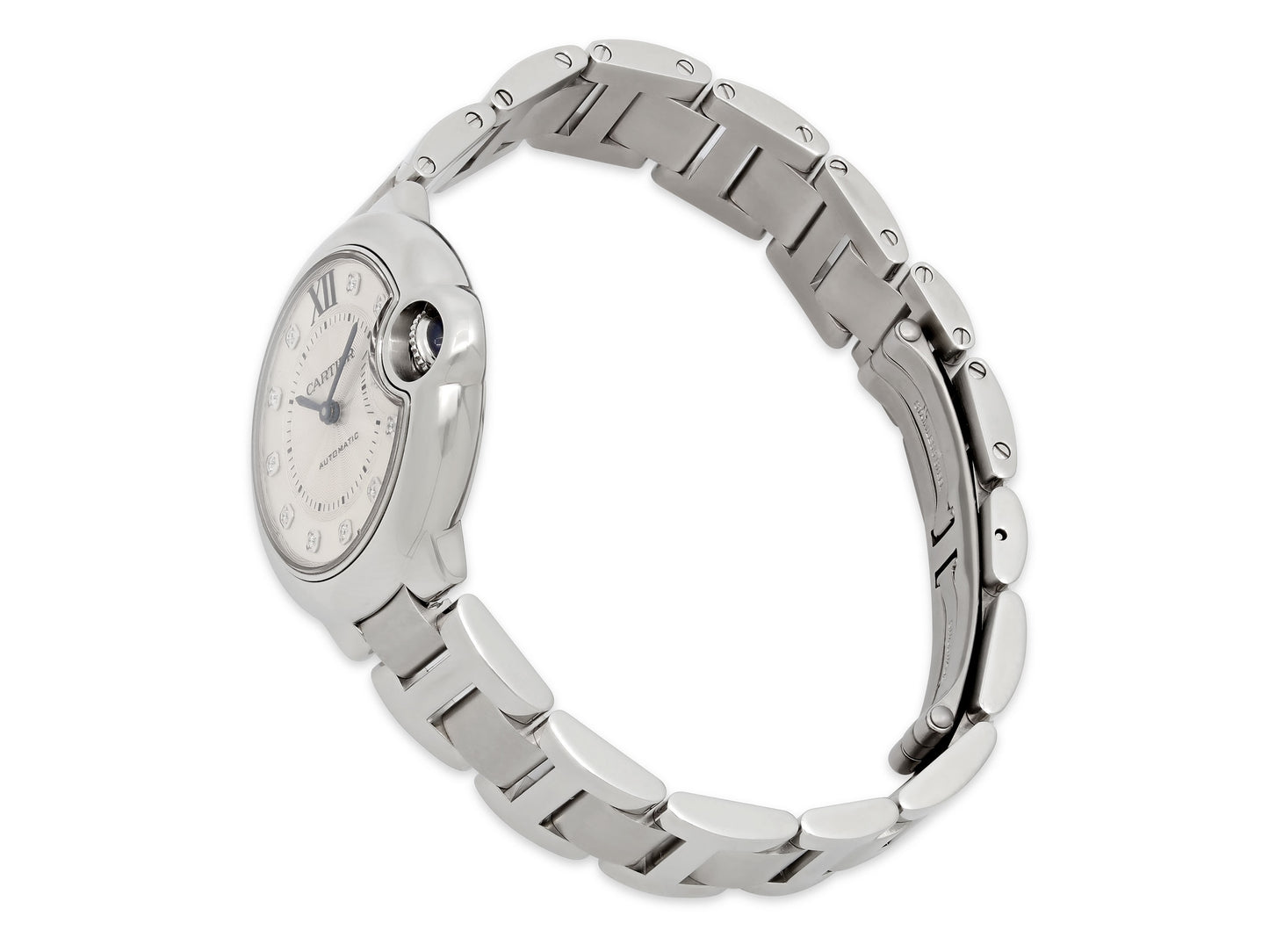 Cartier 'Ballon Bleu' Watch in Stainless Steel, 33 mm