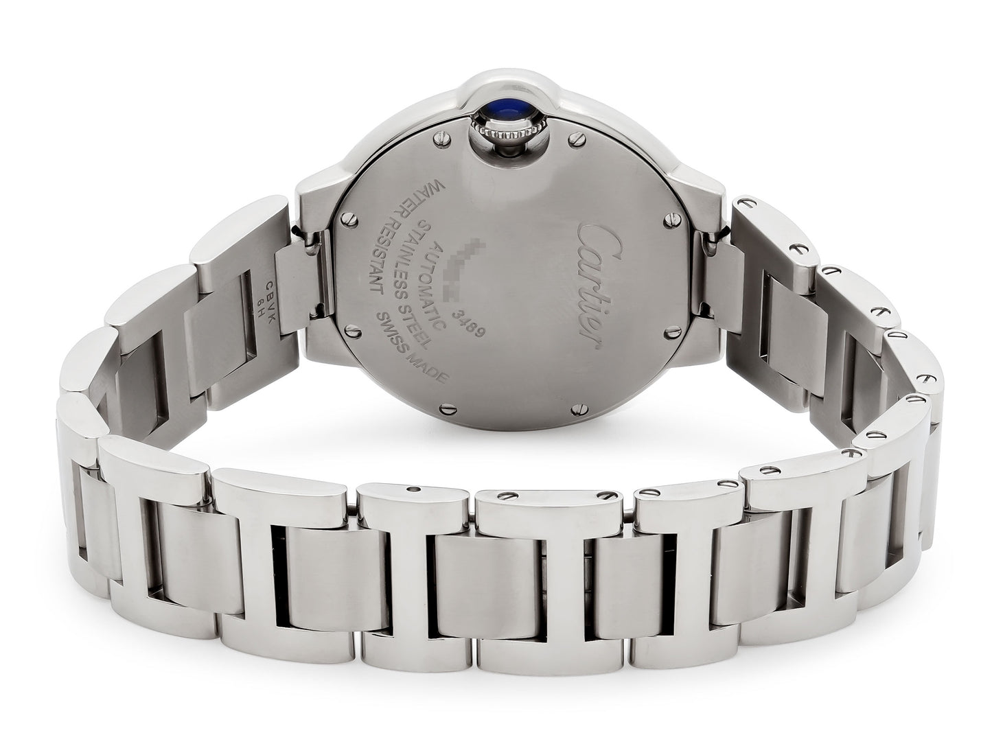Cartier 'Ballon Bleu' Watch in Stainless Steel, 33 mm