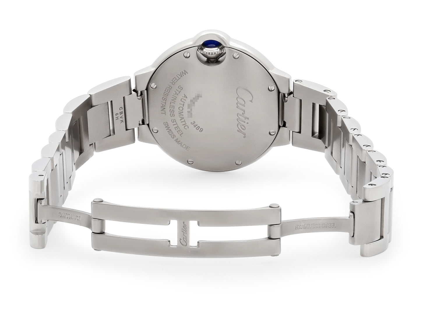 Cartier 'Ballon Bleu' Watch in Stainless Steel, 33 mm