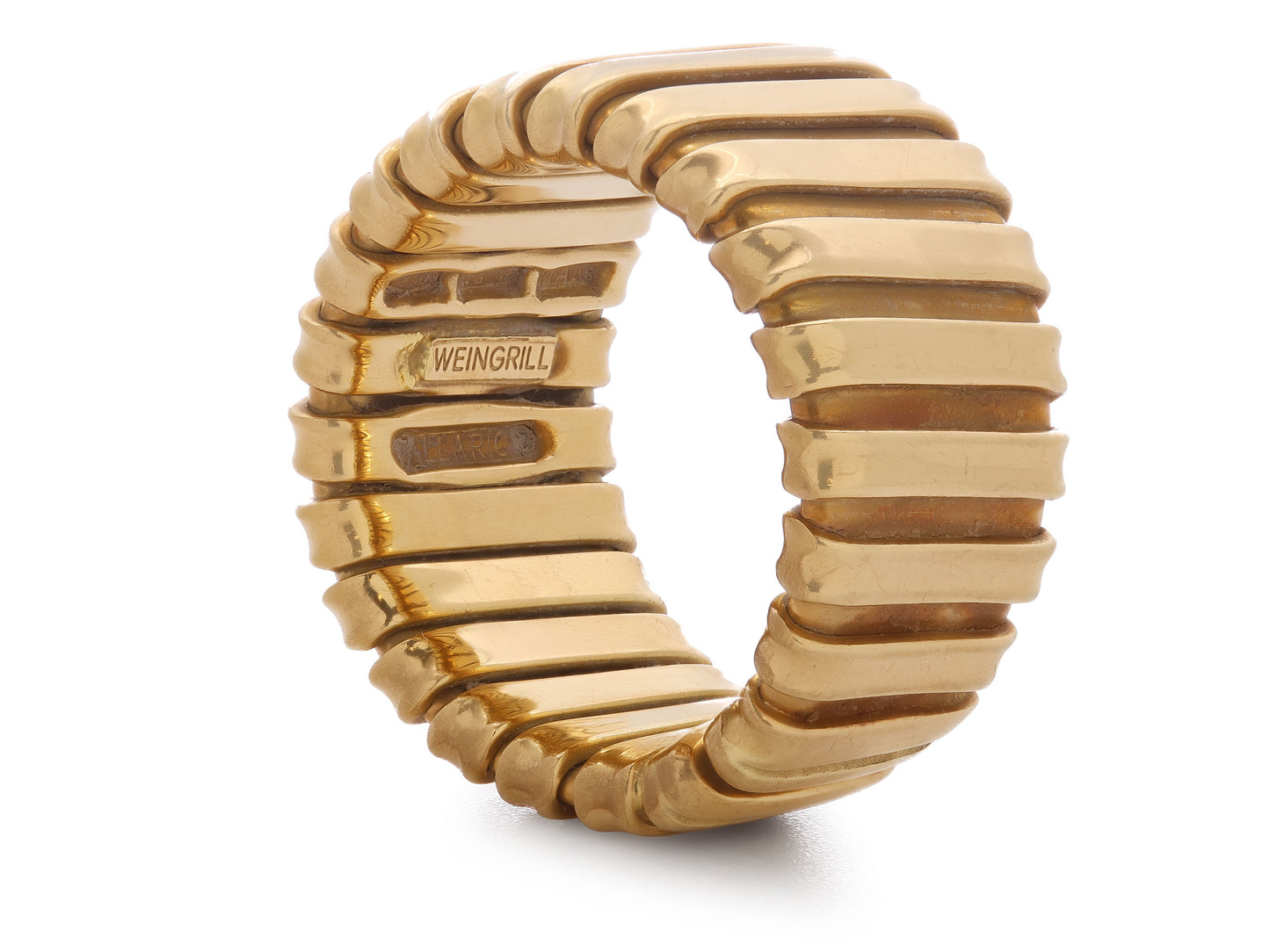 Vintage Weingrill Tubogas Ring in 18K Gold