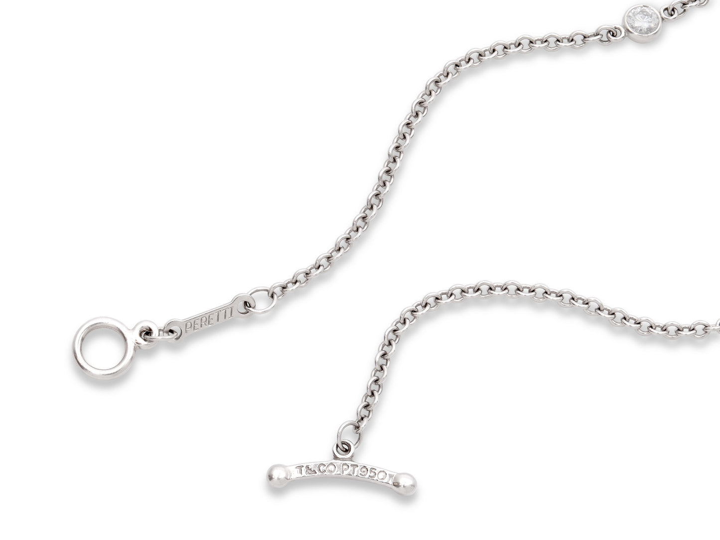 Tiffany & Co. Elsa Peretti 'Diamonds by the Yard Sprinkle' Necklace in Platinum