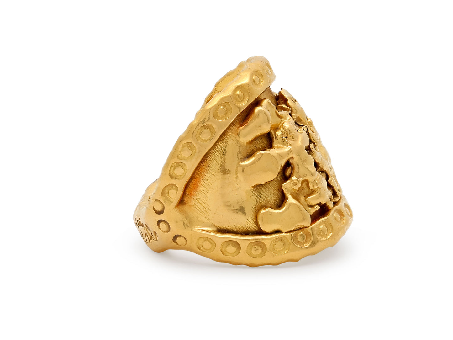 Jean Mahie 'Charming Monsters' Ring in 22K Gold