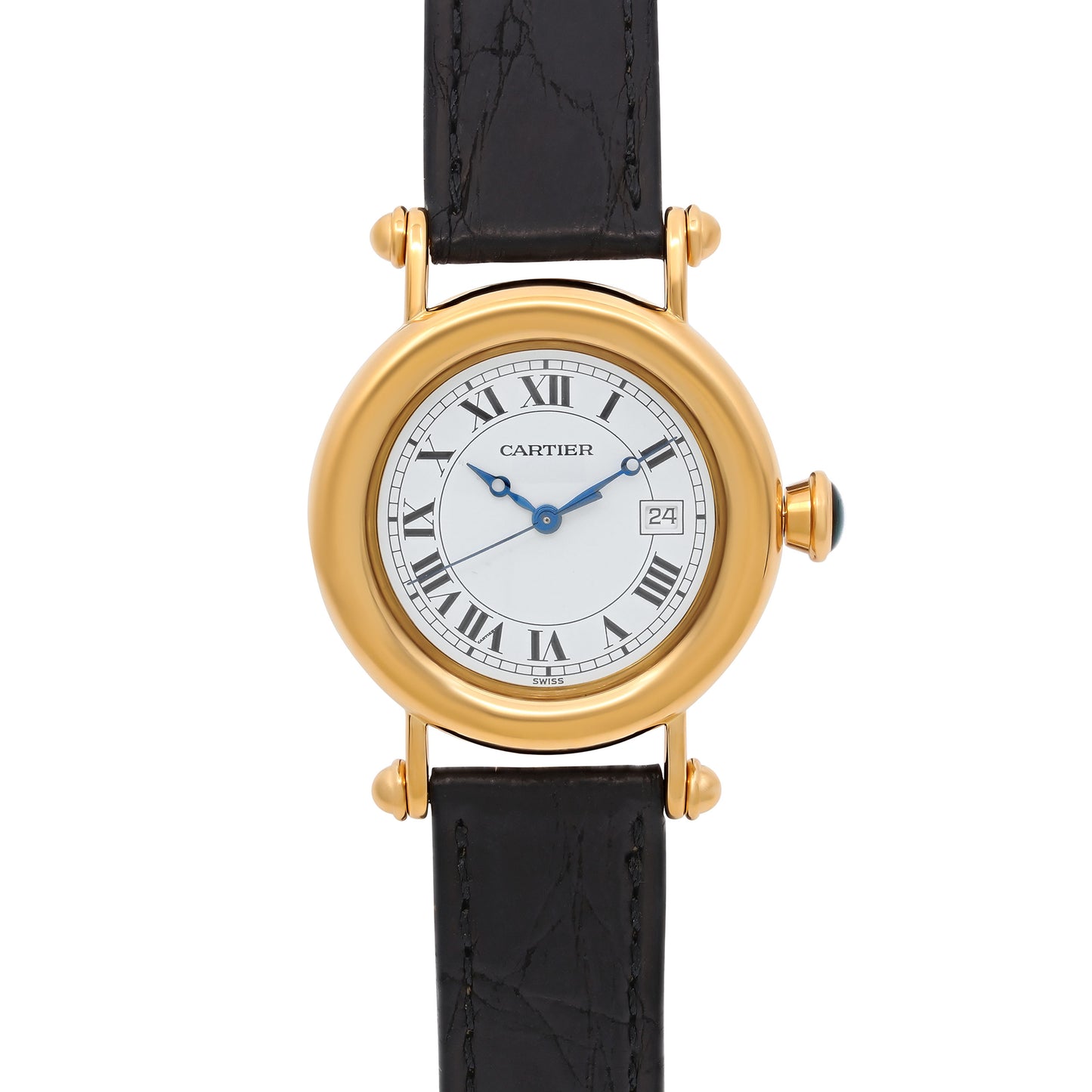 Cartier 'Diabolo' Watch in 18K Gold, 32mm