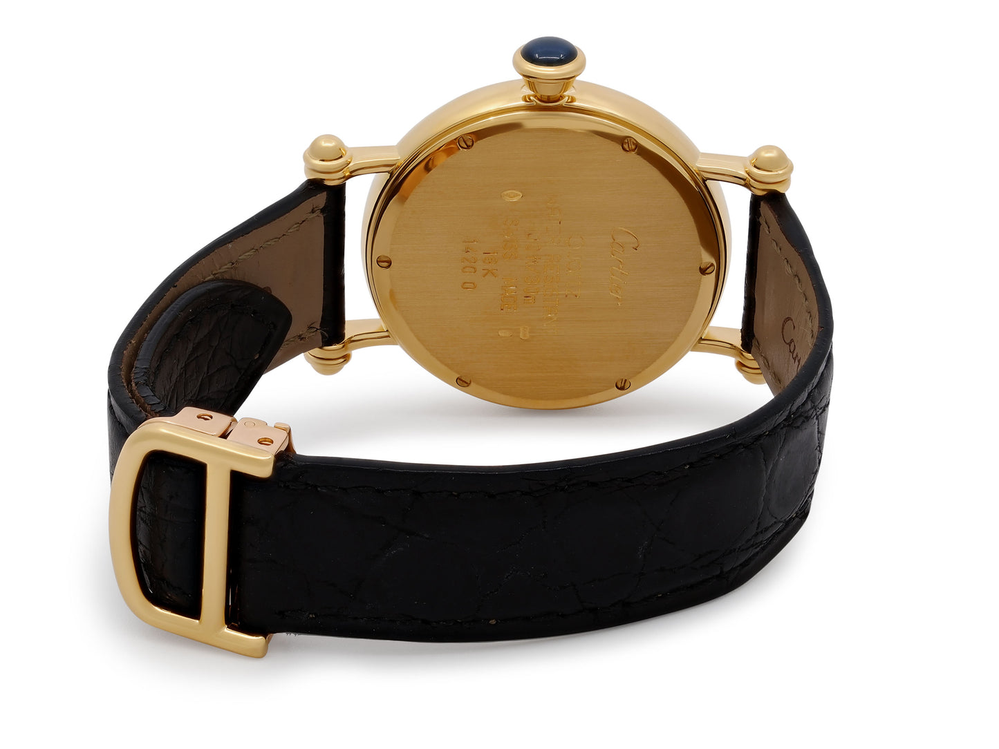 Cartier 'Diabolo' Watch in 18K Gold, 32mm