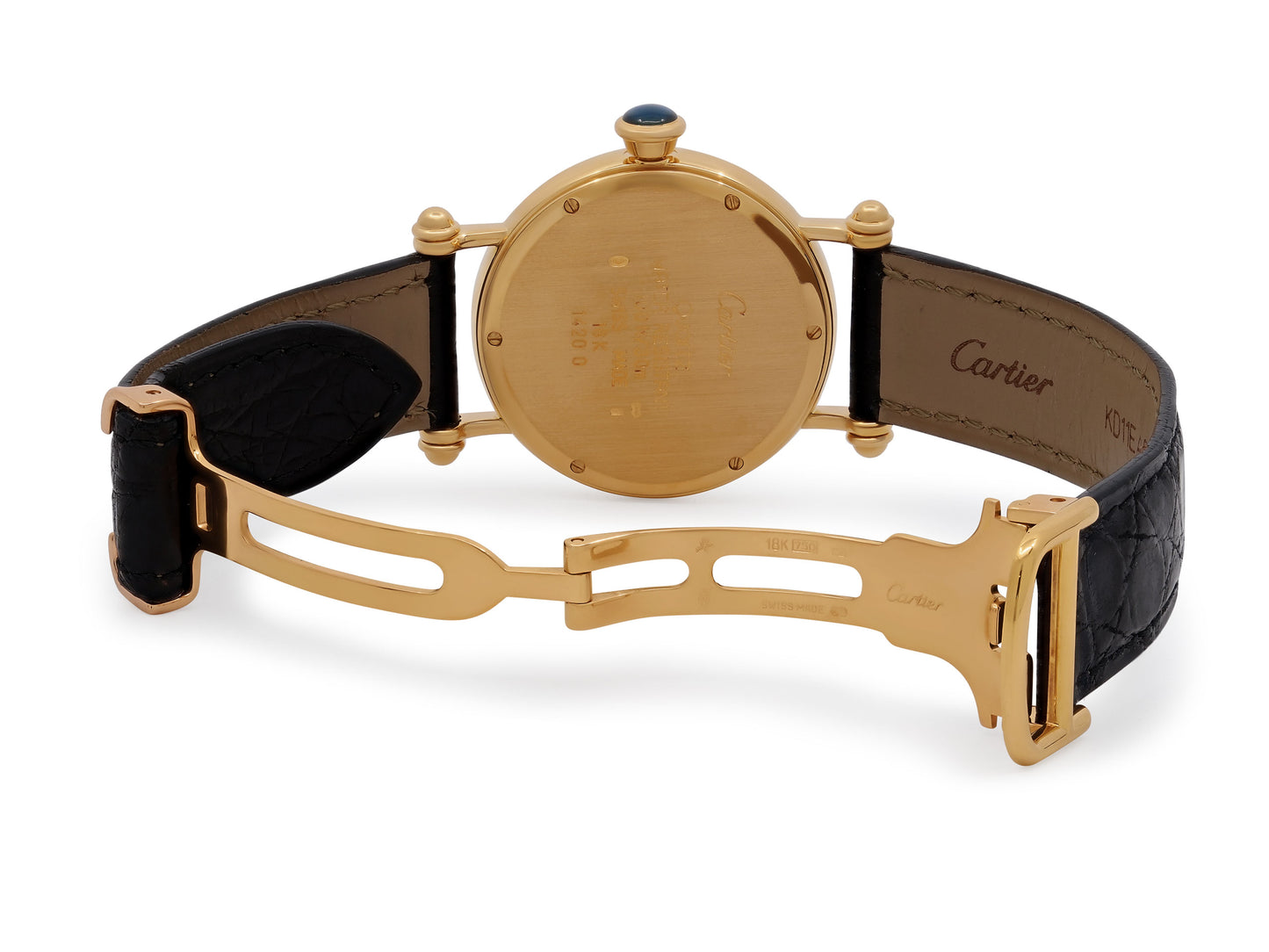 Cartier 'Diabolo' Watch in 18K Gold, 32mm