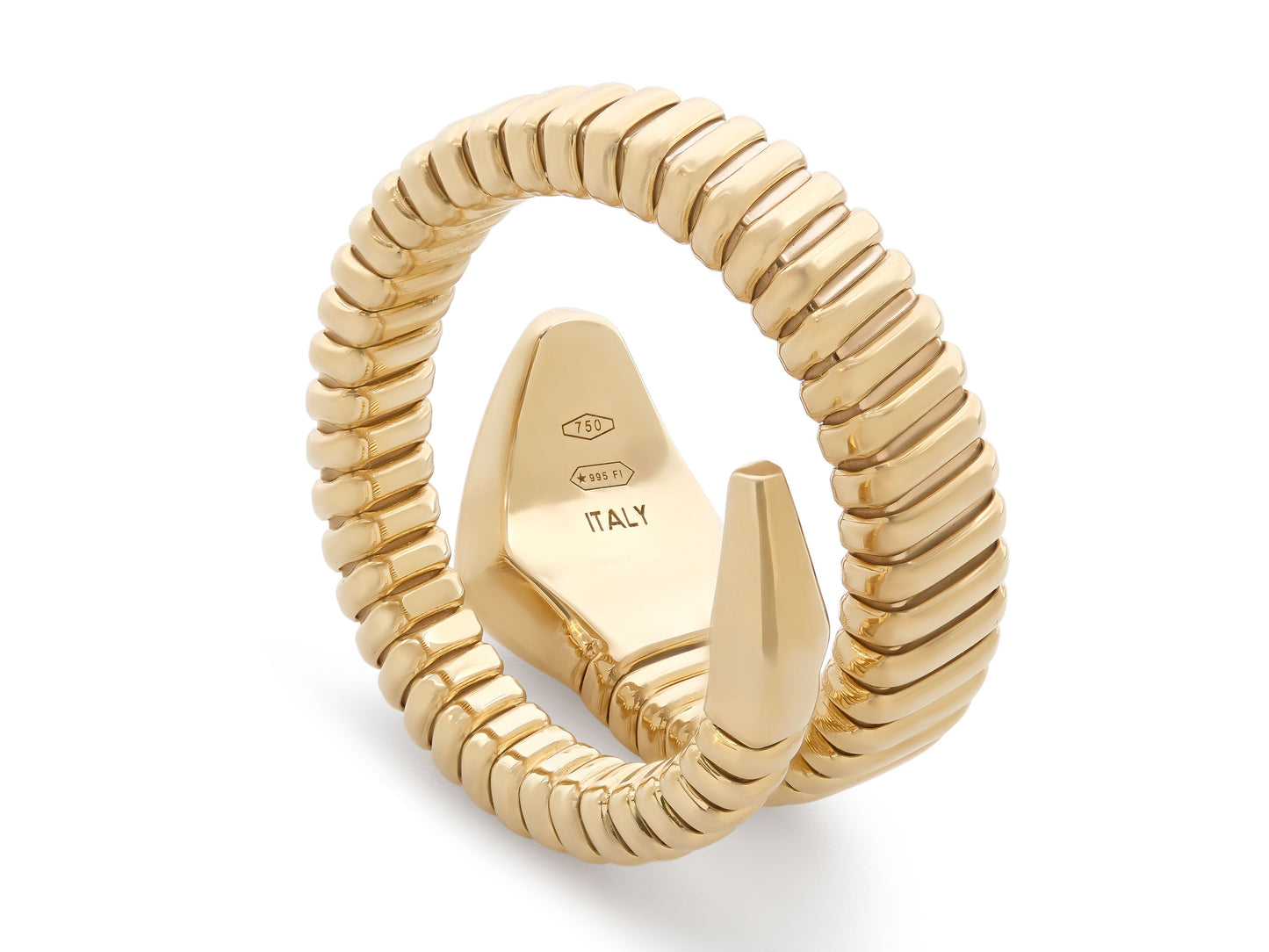 Viper Snake Ring in 18K Gold, by Beladora
