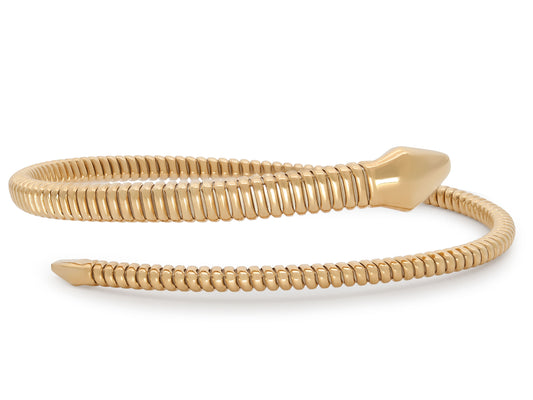 Tubogas Snake Bracelet in 18K Gold, by Beladora