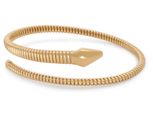 Tubogas Snake Bracelet in 18K Gold, by Beladora